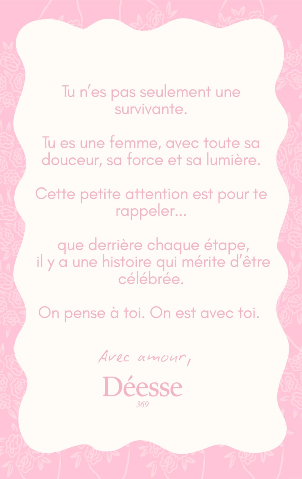 Débardeur blanc imprimé – Édition Spéciale Octobre Rose