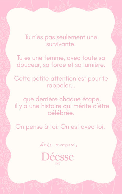 Débardeur blanc imprimé – Édition Spéciale Octobre Rose