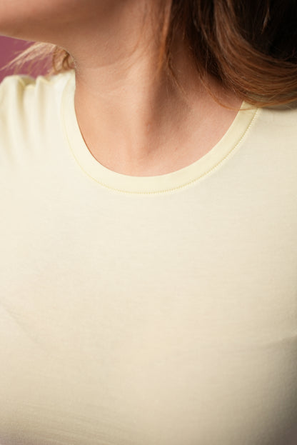 Tee- shirt col rond demi manches