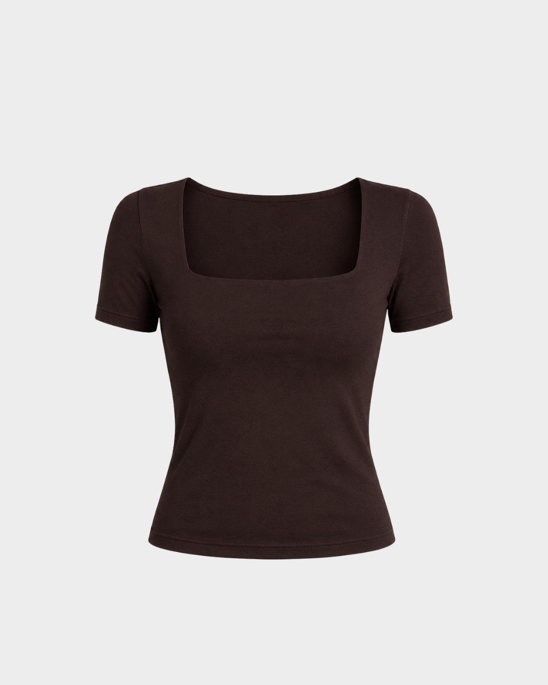 Tee- shirt col carré demi manches